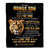 Personalized To My Bonus Son Gifts From Stepmom Blanket Old Lion Love You Stepson Birthday Gifts Graduation Christmas Customized Fleece Throw Blanket | siriusteestore