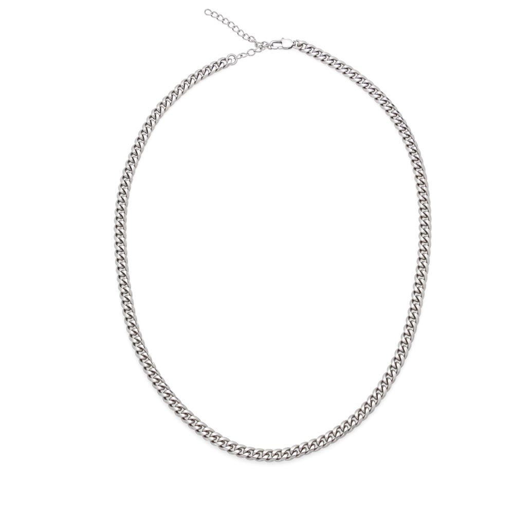 Cuban Link Chain Necklace Stainless Steel | 4 | Personalized To My Bonus Son Gifts Necklace From Stepmom Wherever Your Journey In Life Tiger Stepson Birthday Gifts Graduation Custom Gift Box Message Card | https://siriusteestore.