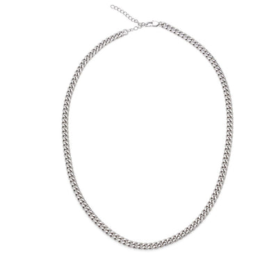 Cuban Link Chain Necklace Stainless Steel | 4 | Personalized To My Bonus Son Gifts Necklace From Stepmom Wherever Your Journey In Life Tiger Stepson Birthday Gifts Graduation Custom Gift Box Message Card | https://siriusteestore.