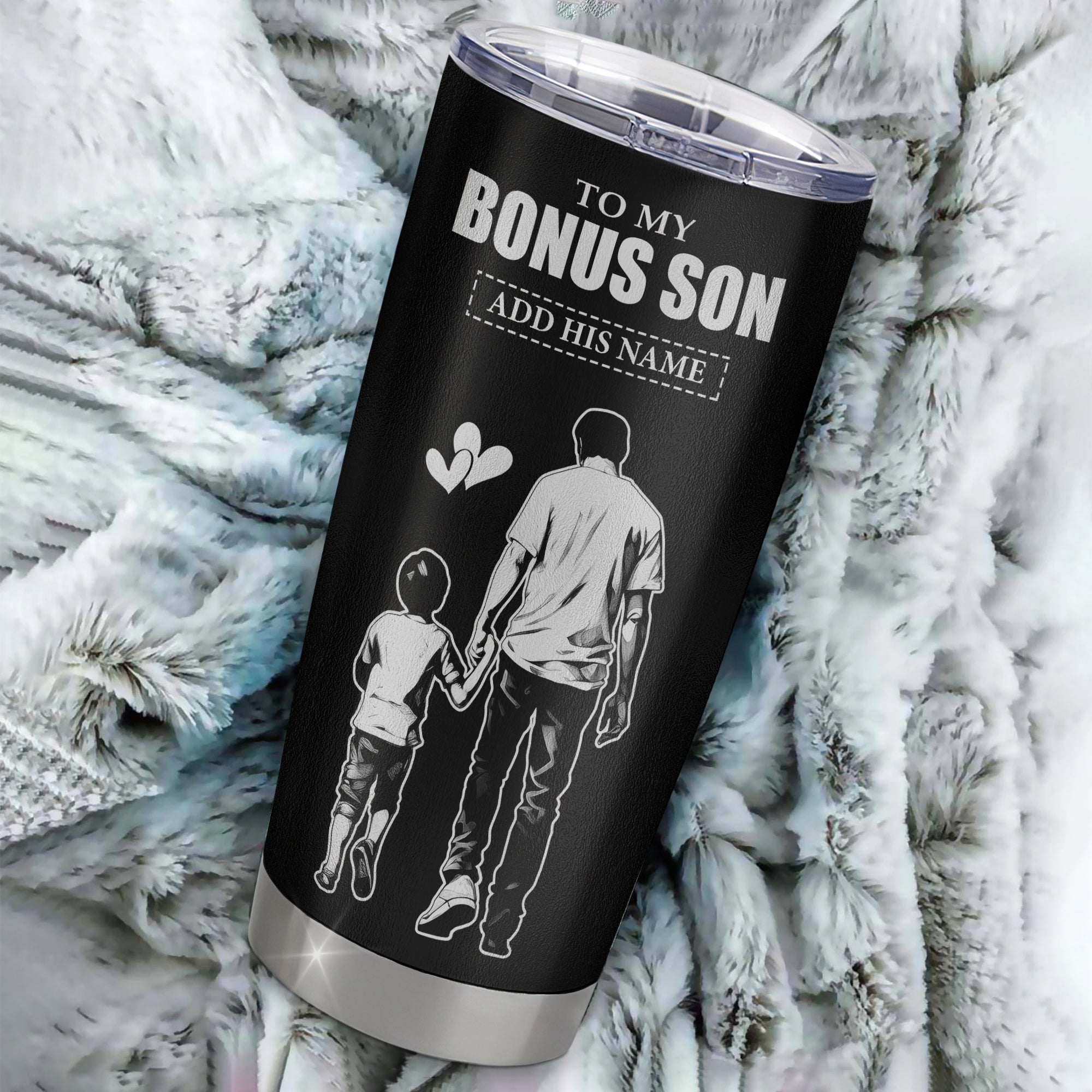 Personalized To My Bonus Son Gifts Tumbler From Stepdad I Closed My Eyes For A Moment Stepson Birthday Graduation Christmas Custom Stainless Steel Cup Travel Mug | siriusteestore