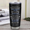 Personalized To My Bonus Son Tumbler From Stepmom Stepdad Stainless Steel Cup Whenever You Feel Wolf Stepson Birthday Gifts Graduation Christmas Custom Travel Mug | siriusteestore