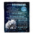 Personalized To My Boyfriend Blanket From Girlfriend I Want You Wolf Boyfriend Birthday Gifts Anniversary Valentines Day Christmas Customized Fleece Blanket | siriusteestore