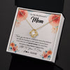 Love Knot Necklace 18K Yellow Gold Finish | 2 | Personalized To My Boyfriend's Mom Gifts Necklace Thank You Birthday Gifts For Boyfriends Mom Mother In Law Mothers Day Jewelry Gift Box Message Card | siriusteestore