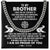 Cuban Link Chain Necklace Stainless Steel | Personalized To My Brother Cuban Necklace From Sister I Wish You The Strength Brother Birthday Graduation Inspirational Customized Gift Box Message Card | siriusteestore