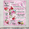 Personalized To My Cousin Blanket From Family Never Forget I Love You Pink Butterfly Cousin Birthday Christmas Customized Bed Fleece Throw Blanket | siriusteestore