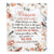 Personalized To My Cousin Gifts Blanket From Family Never Feel You Are Alone Birthday Gifts For Cousin Graduation Christmas Customized Fleece Blanket | siriusteestore