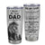 Personalized To My Dad From Daughter Litte Girl Stainless Steel Tumbler Cup Love You Always And Forever Lion Dad Fathers Day Birthday Christmas Travel Mug | siriusteestore