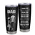 Personalized To My Dad Gifts From Daughter Tumbler Thank You For Believing In Me Gifts For Dad Birthday Fathers Day Christmas Custom Stainless Steel Cup Travel Mug | siriusteestore