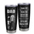 Personalized To My Dad Gifts From Son Tumbler Thank You For Believing In Me Gifts For Dad Birthday Fathers Day Christmas Custom Stainless Steel Cup Travel Mug | siriusteestore