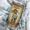 Personalized To My Dad Tumbler From Son Stainless Steel Cup Father And Son Best Friend For Life Dad Birthday Fathers Day Christmas Travel Mug | siriusteestore