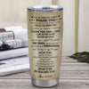 Personalized To My Dad Tumbler From Son Stainless Steel Cup For All The Times That I Forgot To Thank You Dad Birthday Fathers Day Christmas Travel Mug | siriusteestore