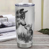 Personalized To My Daughter From Mom Dad Father Stainless Steel Tumbler Cup You Will Never Lose Wolf Daughter Birthday Graduation Christmas Travel Mug | siriusteestore