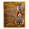 Personalized To My Daughter Gifts Blanket From Mom Dad Mother I Wish You The Strength Tiger Daughter Birthday Gifts Christmas Graduation Custom Fleece Blanket | siriusteestore