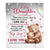 Personalized To My Daughter Gifts Blanket From Mom Dad Mother Proud Of You Bear Daughter Gift For Birthday Graduation Christmas Custom Fleece Throw Blanket | siriusteestore