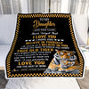 Personalized To My Daughter Gifts Blanket From Mom Dad Mother This Old Tiger Love You Daughter Birthday Gifts Graduation Christmas Customized Fleece Blanket | siriusteestore