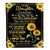 Personalized To My Daughter Gifts Blanket From Mom Dad Mother Wherever Your Journey In Life Sunflower Daughter Birthday Gifts Customized Fleece Throw Blanket | siriusteestore