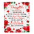 Personalized To My Daughter Gifts Blanket From Mom Dad Rose Flower Present For Adult Birthday Gifts For Daughter Christmas Graduation Custom Fleece Blanket | siriusteestore