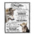 Personalized To My Daughter Gifts Blanket From Mom Dad Whenever Wolf Unique Birthday Gifts For Daughter Graduation Christmas Custom Fleece Throw Blanket | siriusteestore