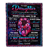 Personalized To My Daughter Gifts From Mom Dad Blanket Dream Catcher Birthday Gifts For Daughter Graduation Valentines Day Christmas Customized Fleece Blanket | siriusteestore