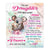 Personalized To My Daughter Gifts From Mom Dad Blanket Koala Letter I Hugged This Gifts For Daughter Birthday Graduation Christmas Customized Fleece Blanket | siriusteestore