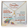 Alluring Beauty Necklace 18K Yellow Gold Finish | 1 | Personalized To My Daughter Gifts Necklace From Mom Dad Whenever Turtle Unique Birthday Gifts For Daughter Graduation Christmas Custom Gift Box Message Card | https://siriusteestore.