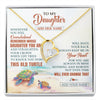 Forever Love Necklace 18K Yellow Gold Finish | 1 | Personalized To My Daughter Gifts Necklace From Mom Dad Whenever Turtle Unique Birthday Gifts For Daughter Graduation Christmas Custom Gift Box Message Card | https://siriusteestore.