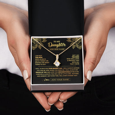 Alluring Beauty Necklace 18K Yellow Gold Finish | 2 | Personalized To My Daughter Gifts Necklace From Mom Mother Meaningful Family Jewelry Birthday Gifts For Daughter Christmas Custom Gift Box Message Card | https://siriusteestore.