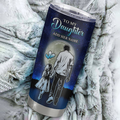 Personalized To My Daughter Gifts Tumbler From Dad Father I Closed My Eyes For A Moment Daughter Birthday Graduation Christmas Custom Stainless Steel Cup Travel Mug | siriusteestore