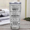 Personalized To My Daughter Gifts Tumbler From Mom Dad Whenever Wolf Unique Birthday Gifts For Daughter Graduation Christmas Custom Stainless Steel Cup Travel Mug | siriusteestore