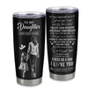 Personalized To My Daughter Gifts Tumbler From Mom Mother My Only Wish For You Daughter Birthday Gifts Graduation Christmas Custom Stainless Steel Cup Travel Mug | siriusteestore