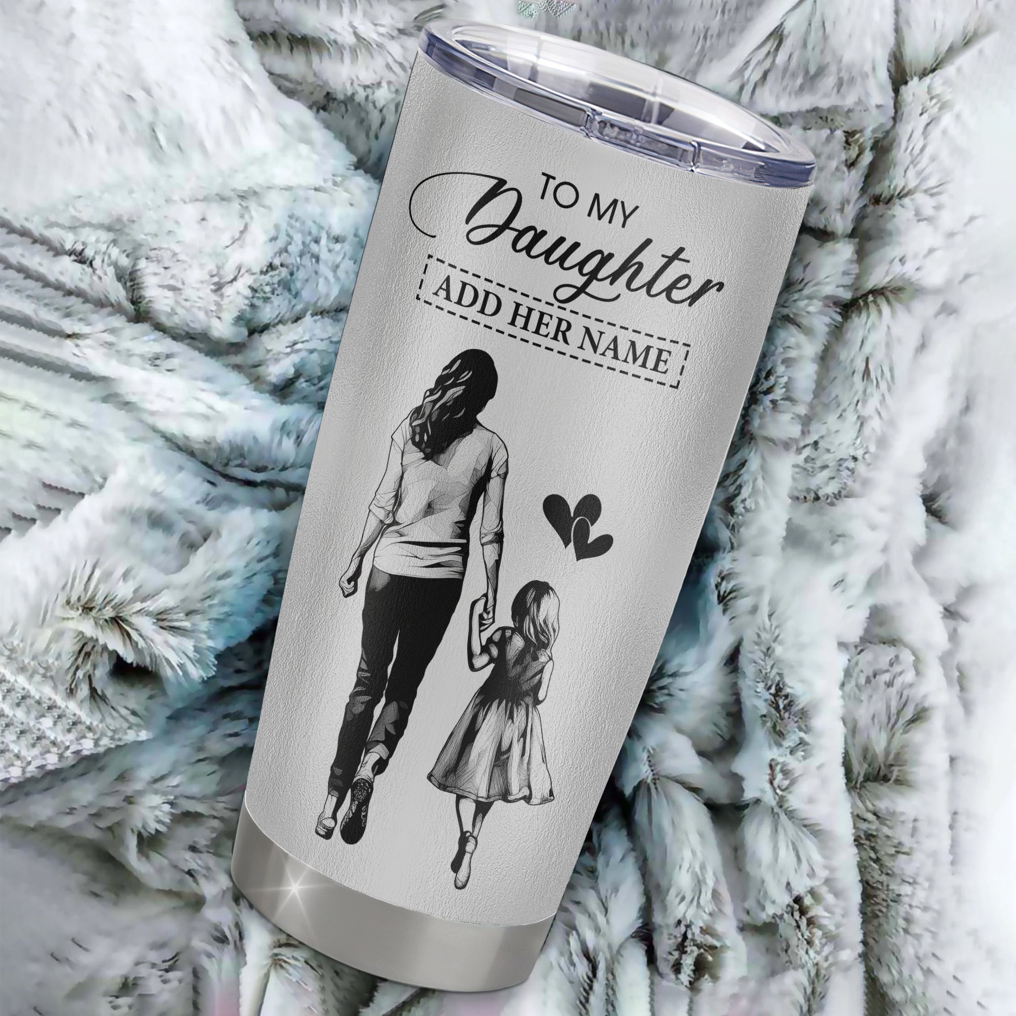Personalized To My Daughter Gifts Tumbler From Mom Mother Whenever Woman Unique Birthday Gifts For Daughter Graduation Christmas Custom Stainless Steel Cup Travel Mug | siriusteestore