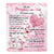 Personalized To My Daughter In Law Gifts Blanket From Mom Mothers Day Gifts For Future Daughter In Law Women Birthday Wedding Present Custom Fleece Blanket | siriusteestore