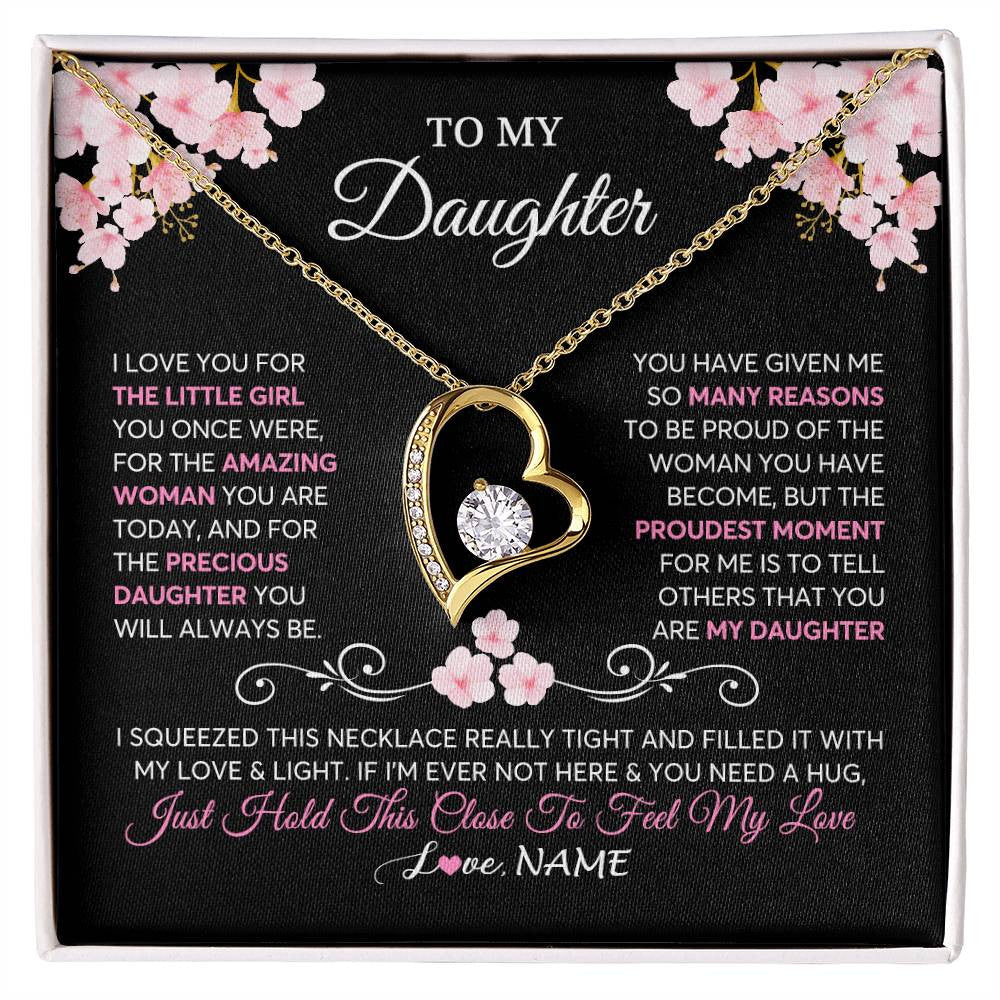 Buy Head Master Cups Daughter Gifts - to My Precious Daughter Gold Pendant  Necklace - her Daughter Gifts, Daughter Birthday Gifts, dad Gifts to a  Daughter, dad Daughter Online at desertcartINDIA