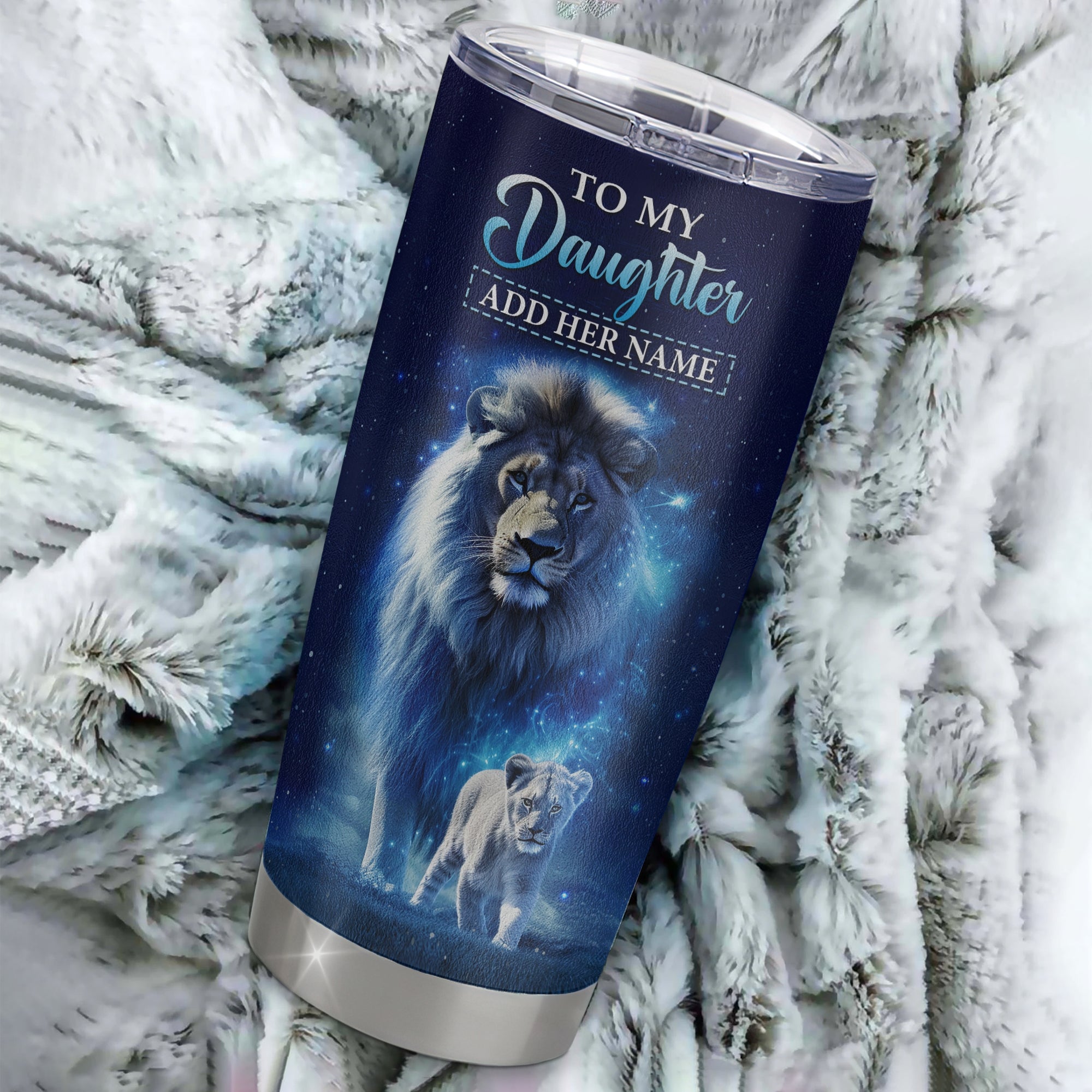 Personalized To My Daughter Tumbler From Dad Father Believe Your Heart Daughter Gift Birthday Graduation Christmas Custom Stainless Steel Cup Travel Mug | siriusteestore