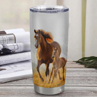 Personalized To My Daughter Tumbler From Mom Dad Mother You Will Never Lose Horse Daughter Birthday Gifts Graduation Christmas Custom Stainless Steel Cup Travel Mug | siriusteestore