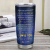 Personalized To My Daughter Tumbler From Mom Mother Stainless Steel Cup Wherever Your Journey Daughter Birthday Gifts Graduation Christmas Custom Travel Mug | siriusteestore