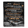 Personalized To My Fiance Blanket From Fiancee I'd Find You Sooner Love You Longer Fiance Anniversary Wedding Valentines Day Christmas Fleece Throw Blanket | siriusteestore