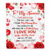Personalized To My Fiancée Blanket The Day I Met You Gifts For Fiancée Anniversary Romantic For Women Valentines Birthday Gifts Christmas Fleece Blanket | siriusteestore