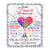 Personalized To My Fiancée Gifts From Fiance Hugged Blanket Birthday Gifts For Future Wife Romantic Valentines Day For Her Christmas Custom Fleece Blanket | siriusteestore