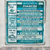 Personalized To My Fiancée Gifts From Husband Blanket Wood Love You Longer Valentines Anniversary Romantic Birthday Gifts For Fiancée Christmas Fleece Blanket | siriusteestore