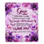 Personalized To My Gigi Gifts Blanket From Granddaughter Grandson Purple Floral Birthday Gifts For Gigi Mothers Day Christmas Custom Fleece Blanket | siriusteestore