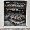 Personalized To My Girlfriend Blanket From Boyfriend I'd Find You Sooner Love You Longer Girlfriend Anniversary Valentines Day Christmas Fleece Throw Blanket | siriusteestore