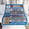 Personalized To My Girlfriend Blanket From Boyfriend Wood I Love You More Girlfriend Birthday Anniversary Valentines Christmas Gift Customized Fleece Blanket | siriusteestore