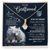 Alluring Beauty Necklace 18K Yellow Gold Finish | 1 | Personalized To My Girlfriend Canvas From Boyfriend I Want You Wolf Girlfriend Birthday Gifts Anniversary Valentines Christmas Custom Wall Art Print Framed Canvas | siriusteestore