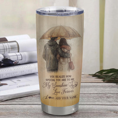 Personalized To My Girlfriend Gifts Tumbler From Boyfriend You Are Braver Girlfriend Birthday Gifts Anniversary Romantic Valentines Christmas Custom Stainless Steel Mug | siriusteestore