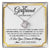 Love Knot Necklace 14K White Gold Finish | 1 | Personalized To My Girlfriend Necklace For Women Love Letter Romatic Gifts For Her Girlfriend Gift From Boyfriend Valentines Custom Gift Box Message Card | https://siriusteestore.