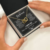 Interlocking Hearts Necklace 18K Yellow Gold Finish | 2 | Personalized To My Girlfriend Necklace From Boyfriend The Day I Met You Girlfriend Birthday Anniversary Valentines Christmas Customized Gift Box Message Card | siriusteestore