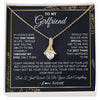 Alluring Beauty Necklace 18K Yellow Gold Finish | 1 | Personalized To My Girlfriend Necklace From Boyfriend You Are The Best Thing Girlfriend Birthday Anniversary Valentines Day Customized Gift Box Message Card | siriusteestore