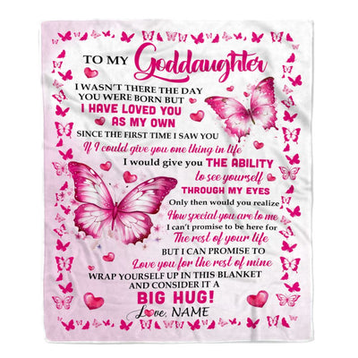 Personalized To My Goddaughter Blanket From Godmother I Have Loved You Stepdaughter Birthday Gifts Graduation Christmas Customized Fleece Throw Blanket | siriusteestore