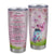 Personalized To My Goddaughter Butterfly Tumbler From Godmother The Bond Between Goddaughter Birthday Gifts Graduation Christmas Stainless Steel Insulated Custom Mug | siriusteestore